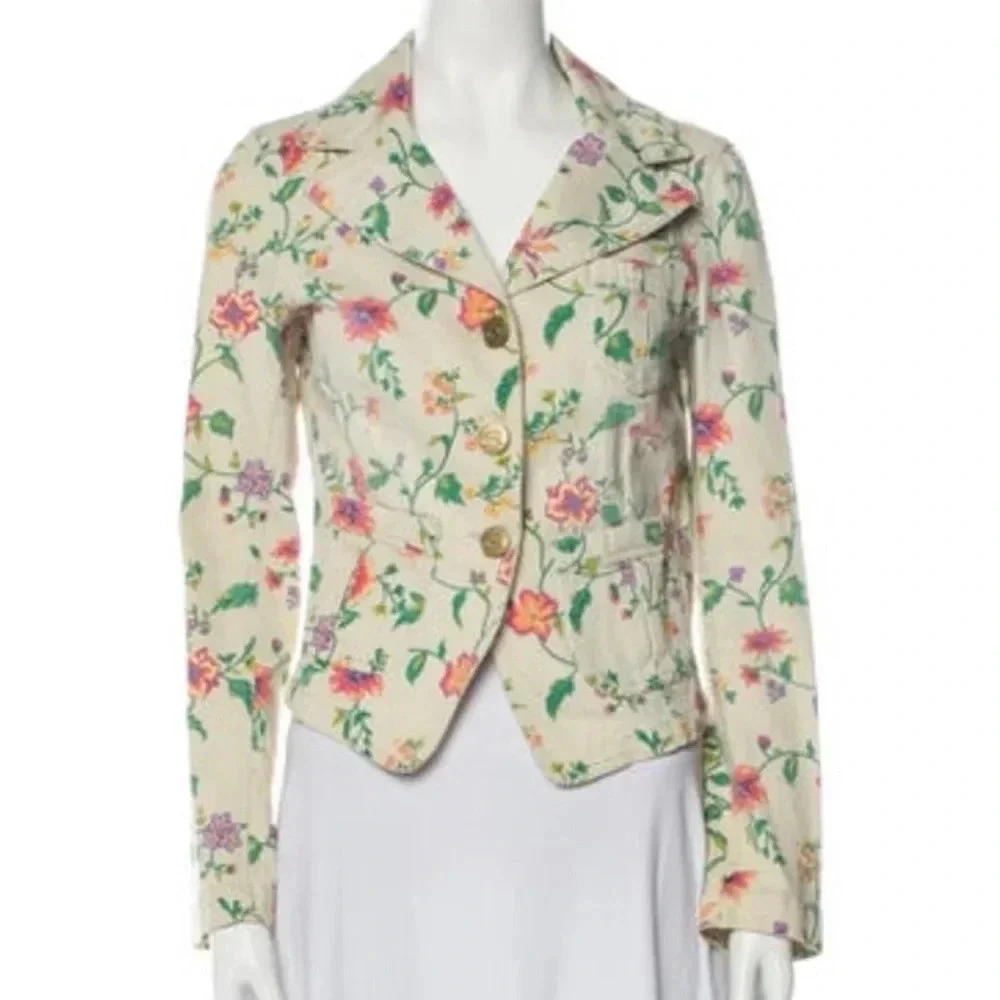 Escada Floral Print Jacket